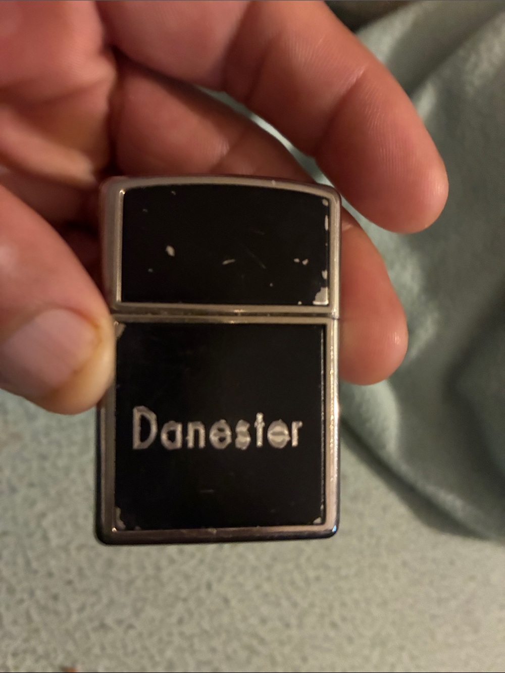 Danester Black Metal Rechargeable Electronic Lighter